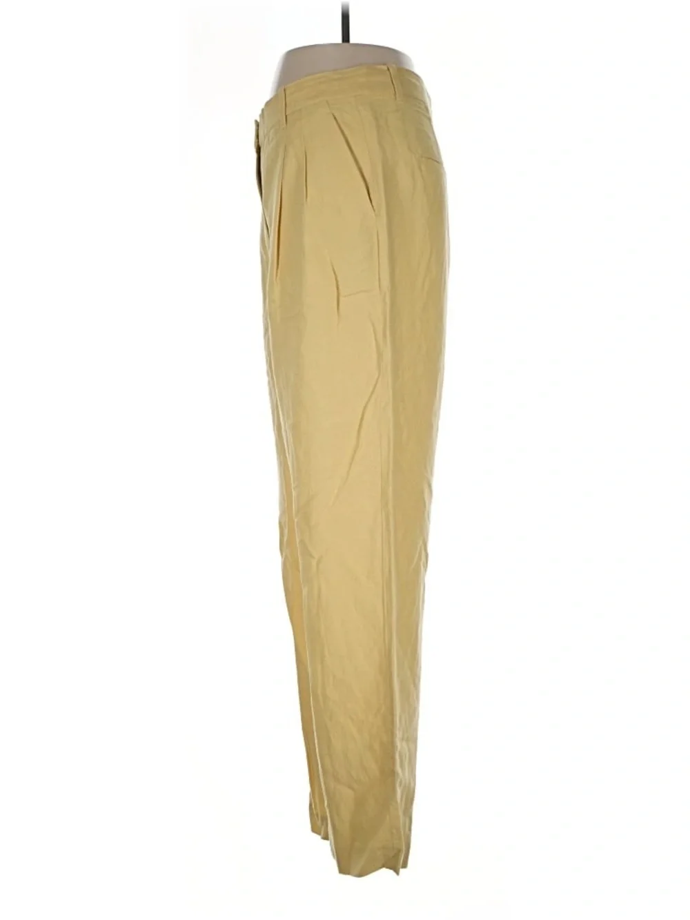 ARITZIA Wilfred High-Rise Pleated Pants in Mustard Yellow
